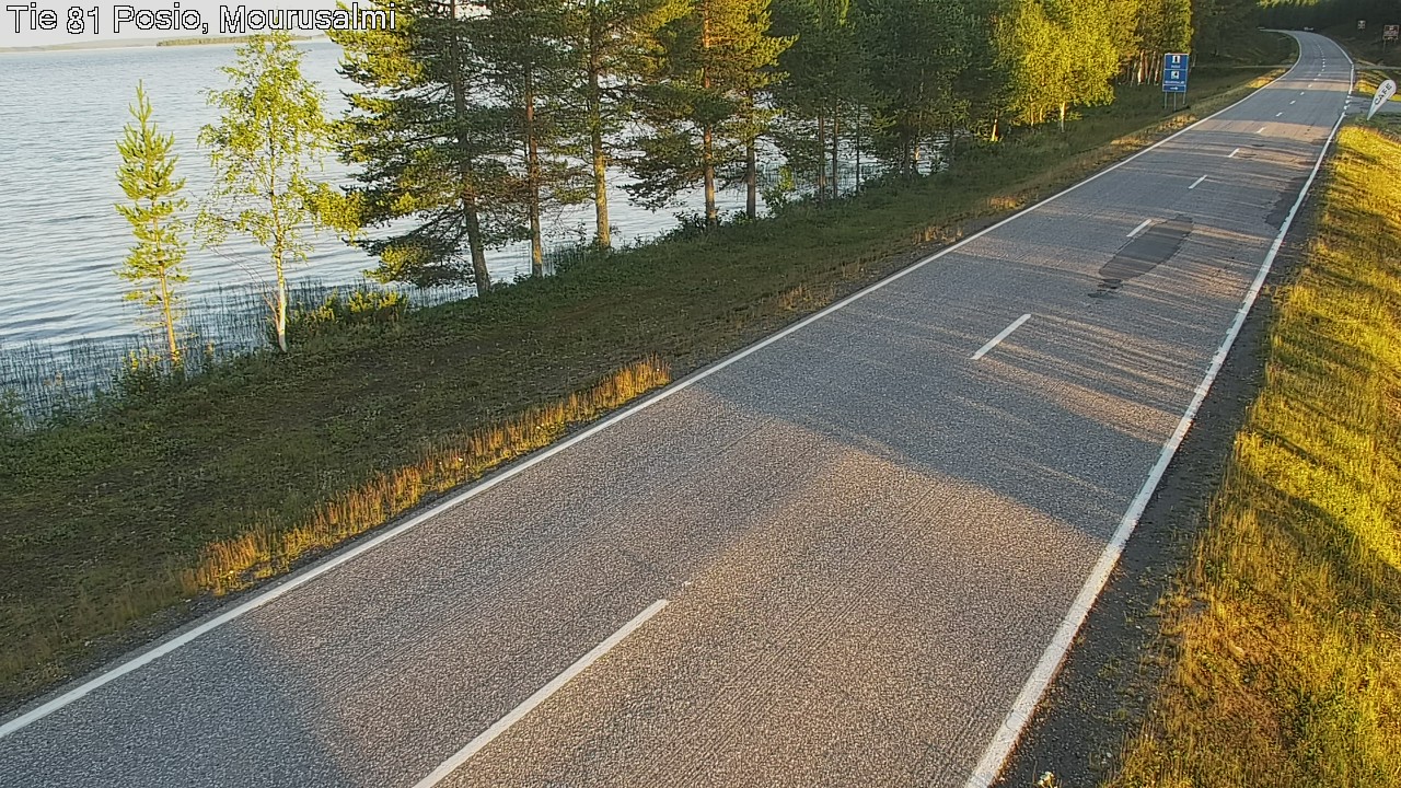 Weather Camera Image Väg 81 Posio, Mourusalmi, Posio, Lappi