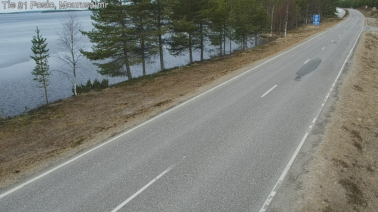 Weather Camera Image Väg 81 Posio, Mourusalmi, Posio, Lappi