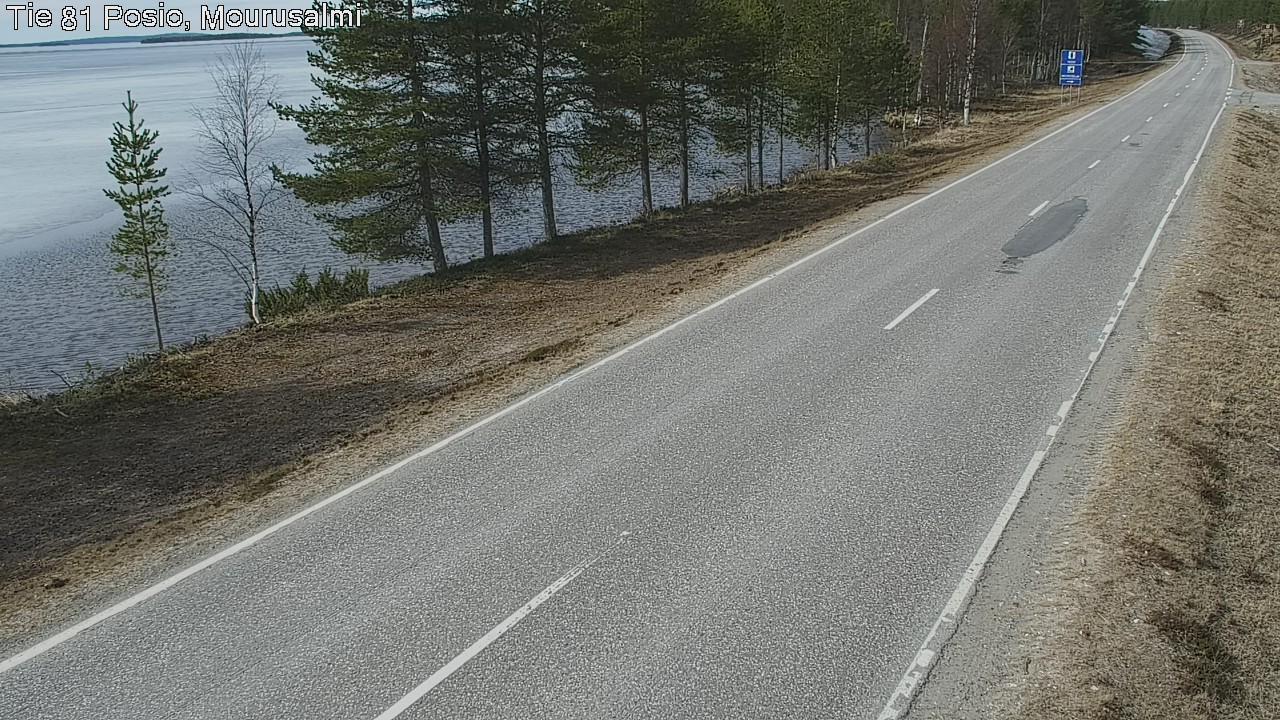 Weather Camera Image Väg 81 Posio, Mourusalmi, Posio, Lappi