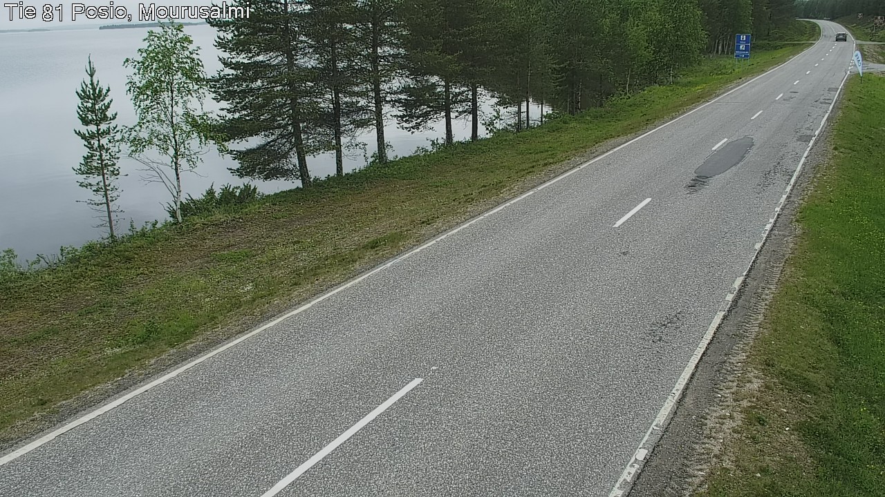 Kelikamerat Kuva Tie 81 Posio, Mourusalmi, Posio, Lappi