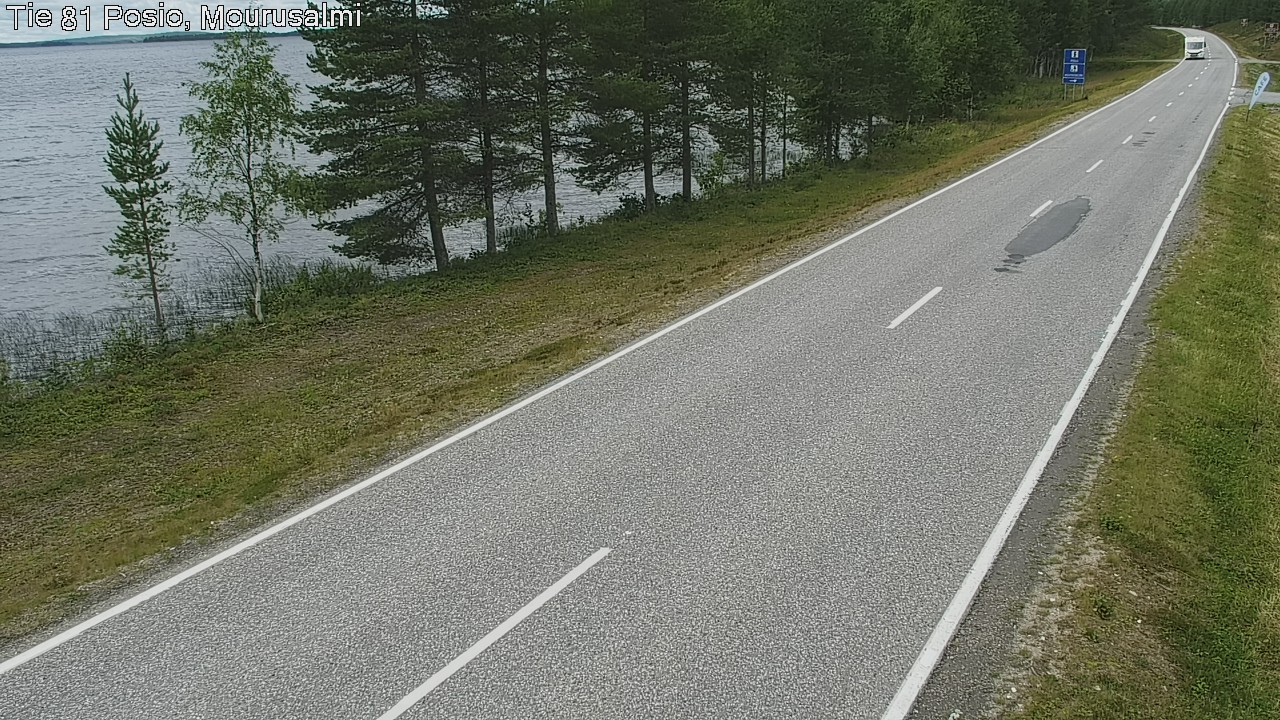 Kelikamerat Kuva Tie 81 Posio, Mourusalmi, Posio, Lappi