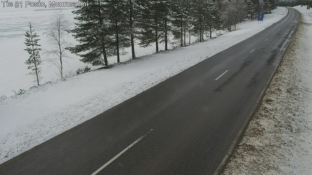 Kelikamerat Kuva Tie 81 Posio, Mourusalmi, Posio, Lappi