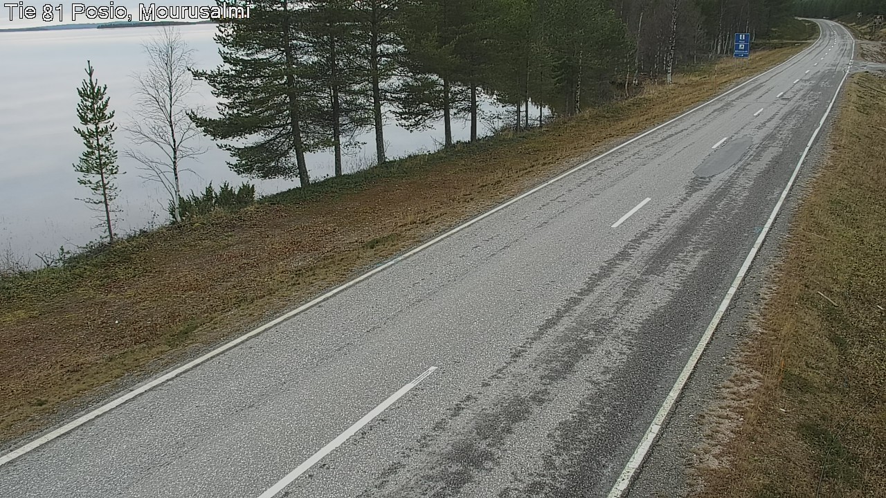 Kelikamerat Kuva Tie 81 Posio, Mourusalmi, Posio, Lappi