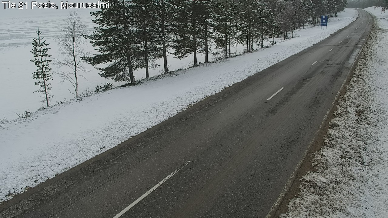 Kelikamerat Kuva Tie 81 Posio, Mourusalmi, Posio, Lappi