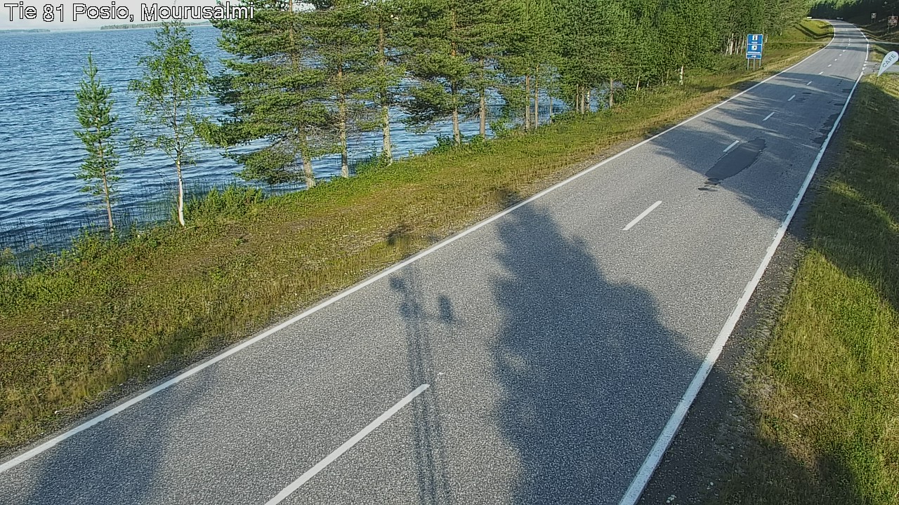 Weather Camera Image Väg 81 Posio, Mourusalmi, Posio, Lappi