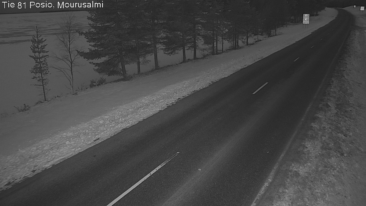 Kelikamerat Kuva Tie 81 Posio, Mourusalmi, Posio, Lappi
