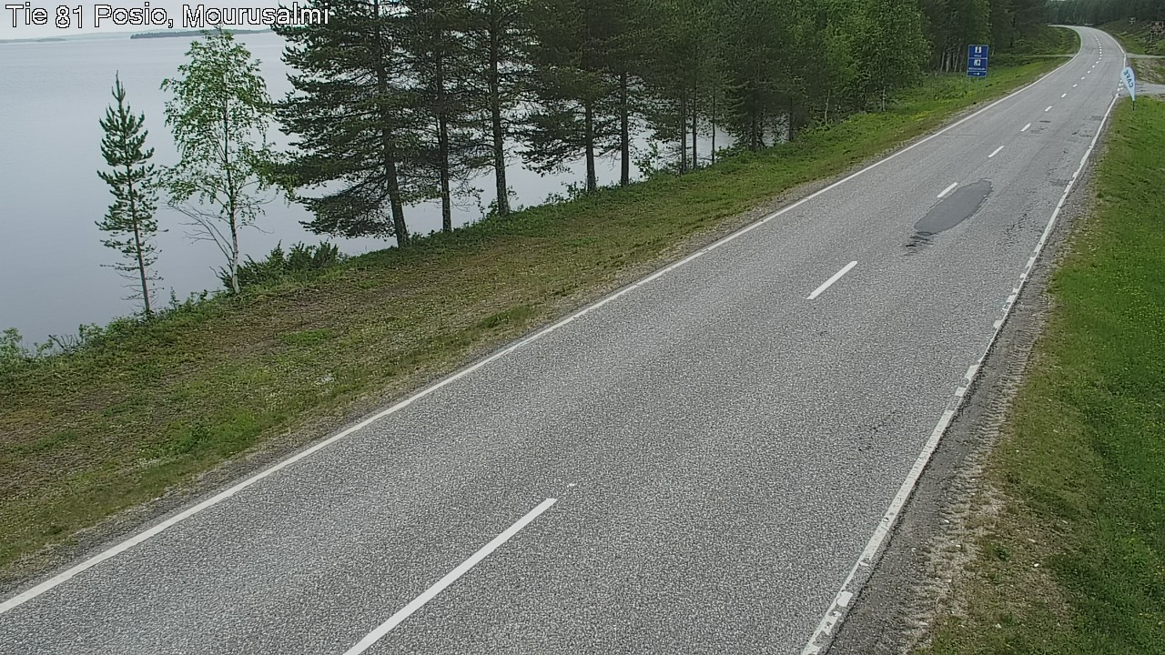 Kelikamerat Kuva Tie 81 Posio, Mourusalmi, Posio, Lappi