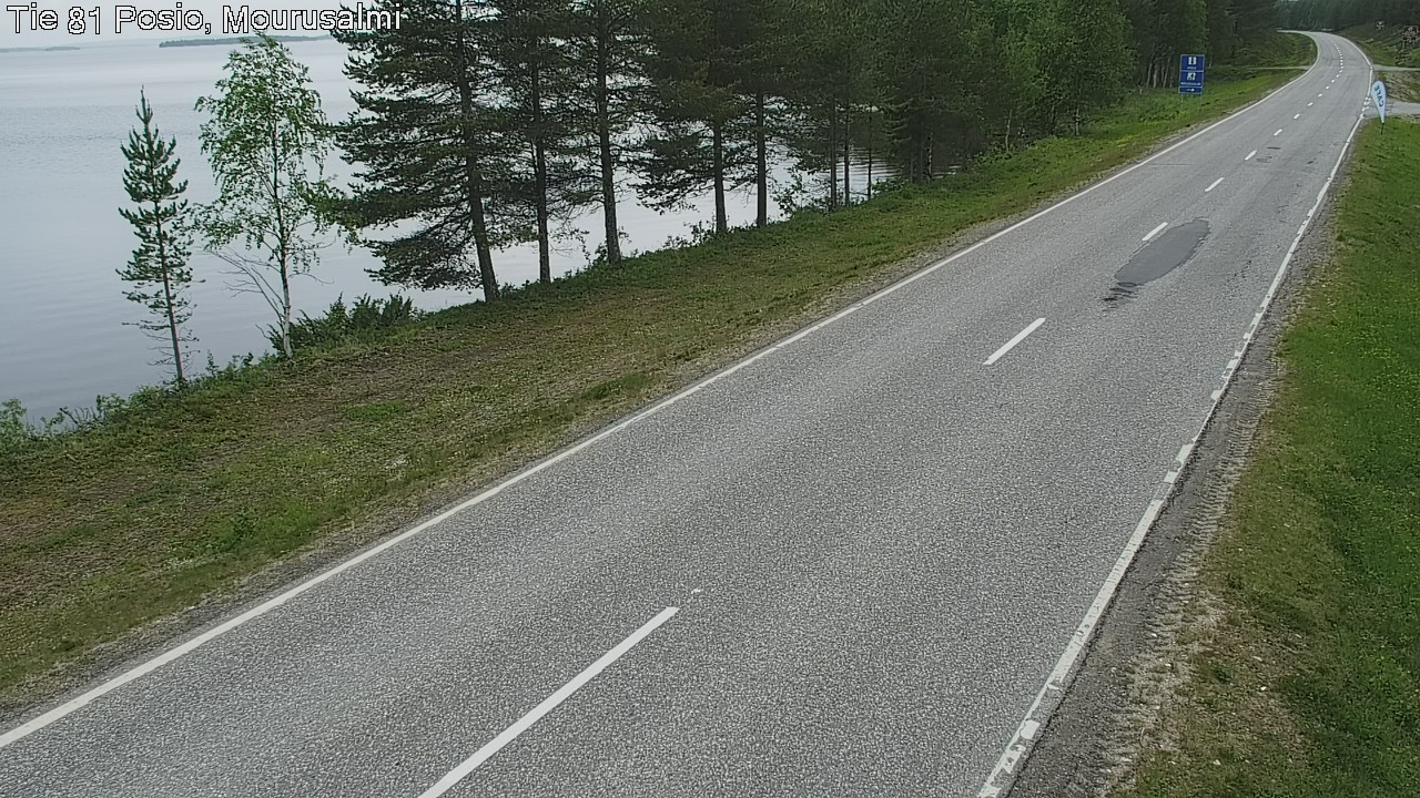 Kelikamerat Kuva Tie 81 Posio, Mourusalmi, Posio, Lappi
