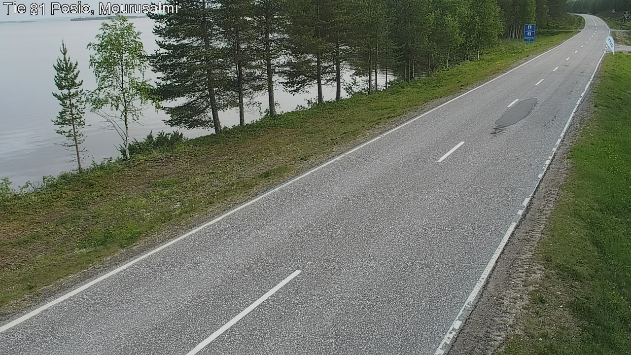 Kelikamerat Kuva Tie 81 Posio, Mourusalmi, Posio, Lappi