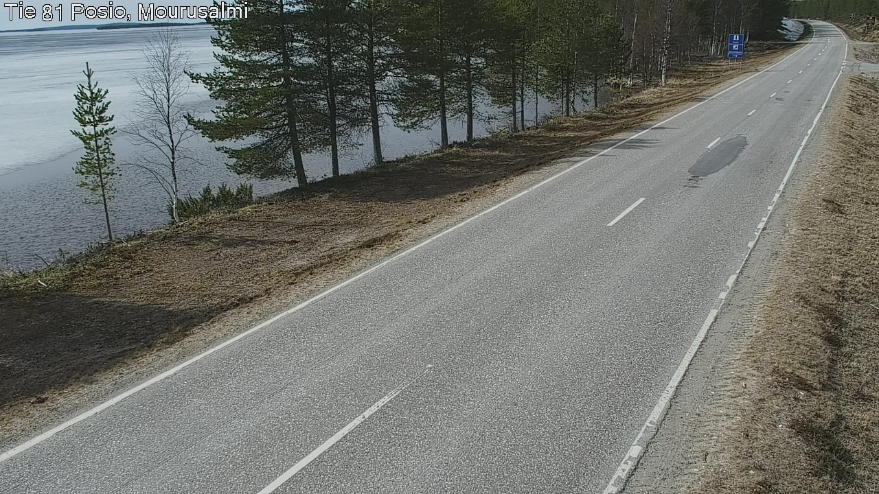 Weather Camera Image Väg 81 Posio, Mourusalmi, Posio, Lappi