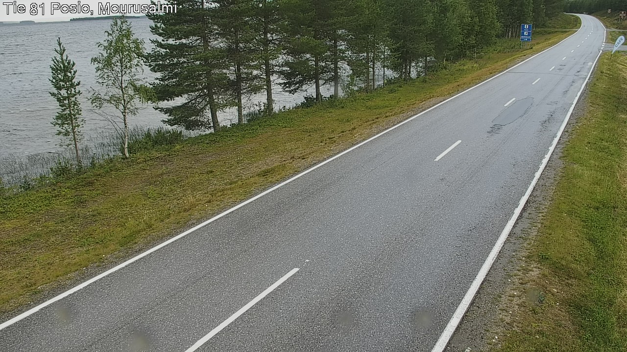 Kelikamerat Kuva Tie 81 Posio, Mourusalmi, Posio, Lappi