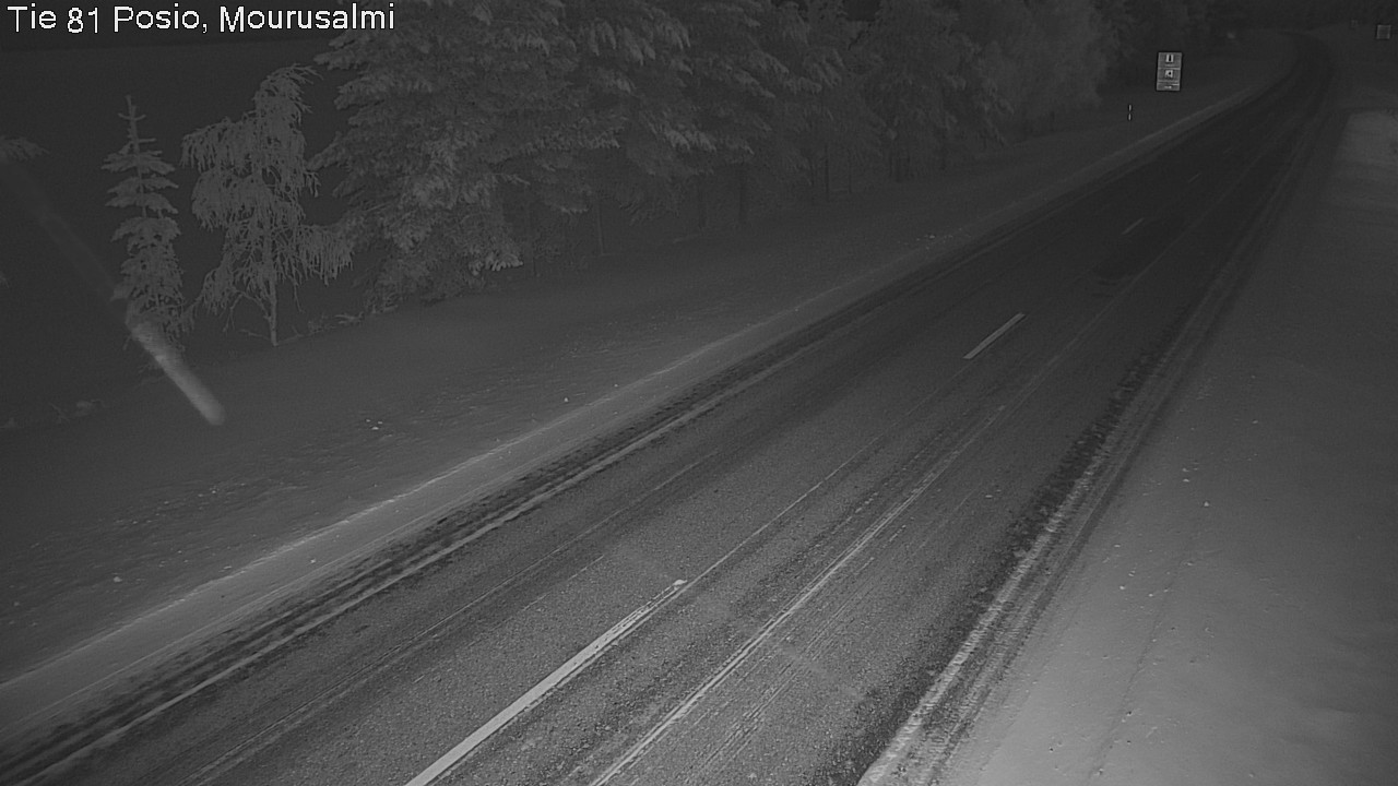 Kelikamerat Kuva Tie 81 Posio, Mourusalmi, Posio, Lappi