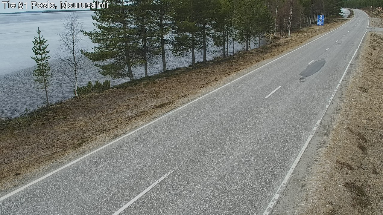 Weather Camera Image Väg 81 Posio, Mourusalmi, Posio, Lappi