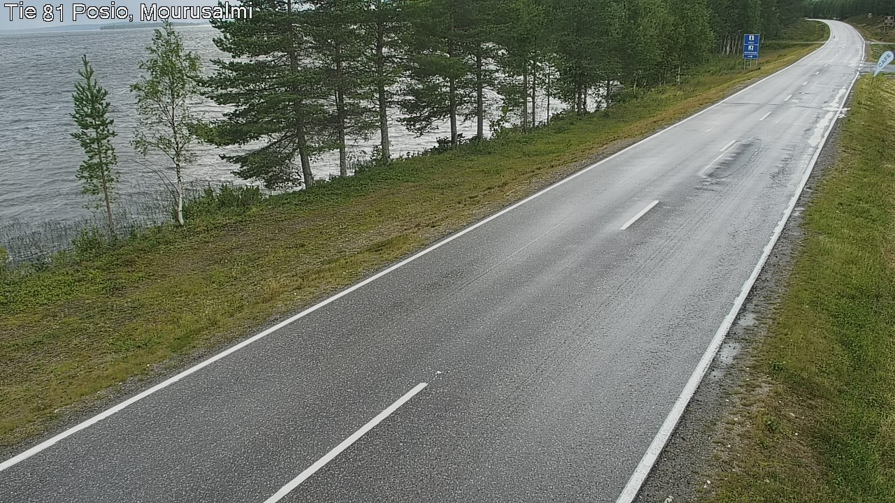 Kelikamerat Kuva Tie 81 Posio, Mourusalmi, Posio, Lappi