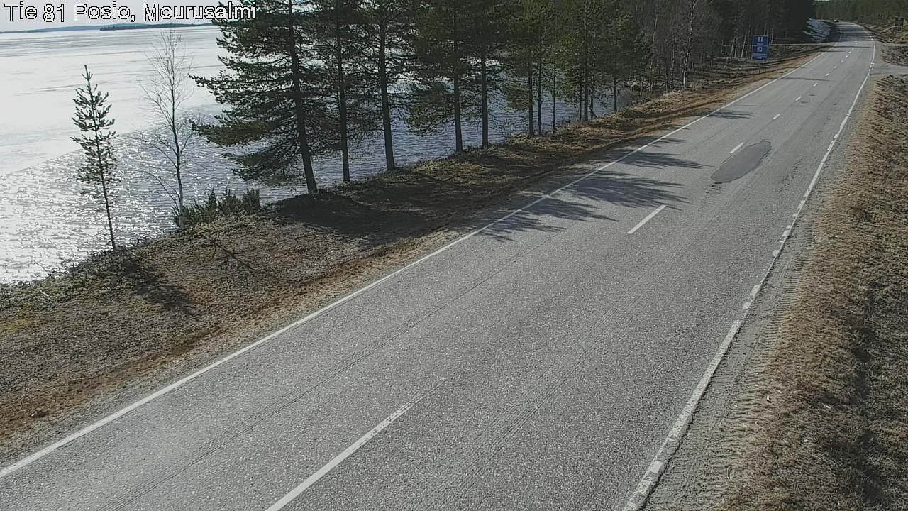 Weather Camera Image Väg 81 Posio, Mourusalmi, Posio, Lappi