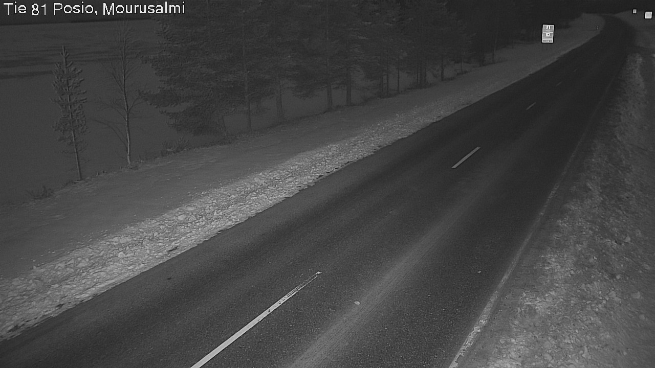 Kelikamerat Kuva Tie 81 Posio, Mourusalmi, Posio, Lappi