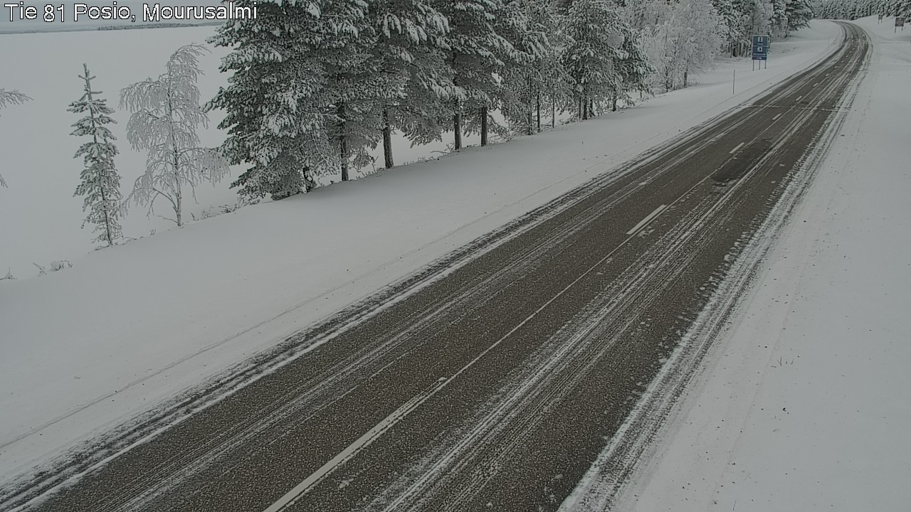 Kelikamerat Kuva Tie 81 Posio, Mourusalmi, Posio, Lappi