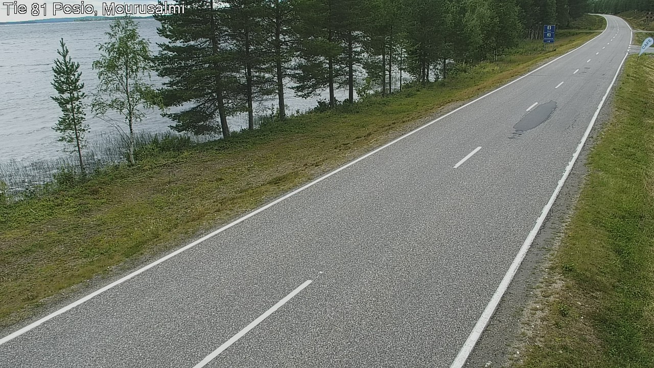 Kelikamerat Kuva Tie 81 Posio, Mourusalmi, Posio, Lappi