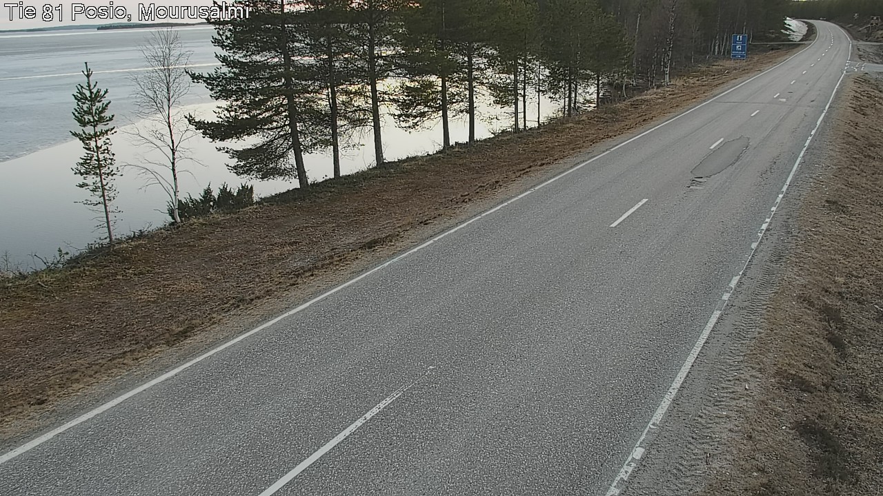 Weather Camera Image Väg 81 Posio, Mourusalmi, Posio, Lappi