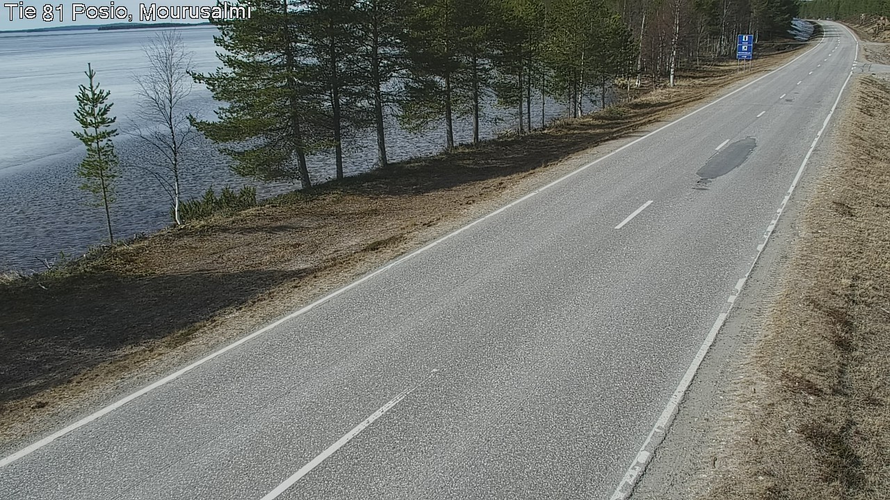 Weather Camera Image Väg 81 Posio, Mourusalmi, Posio, Lappi
