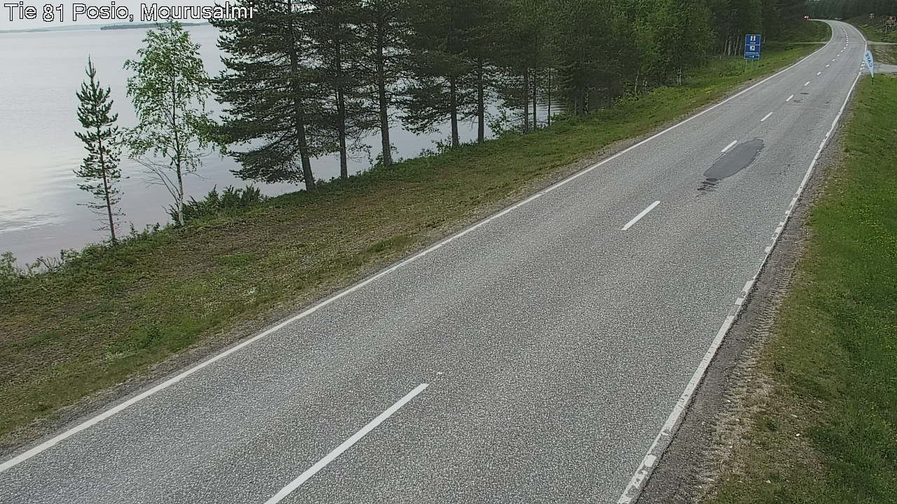 Kelikamerat Kuva Tie 81 Posio, Mourusalmi, Posio, Lappi