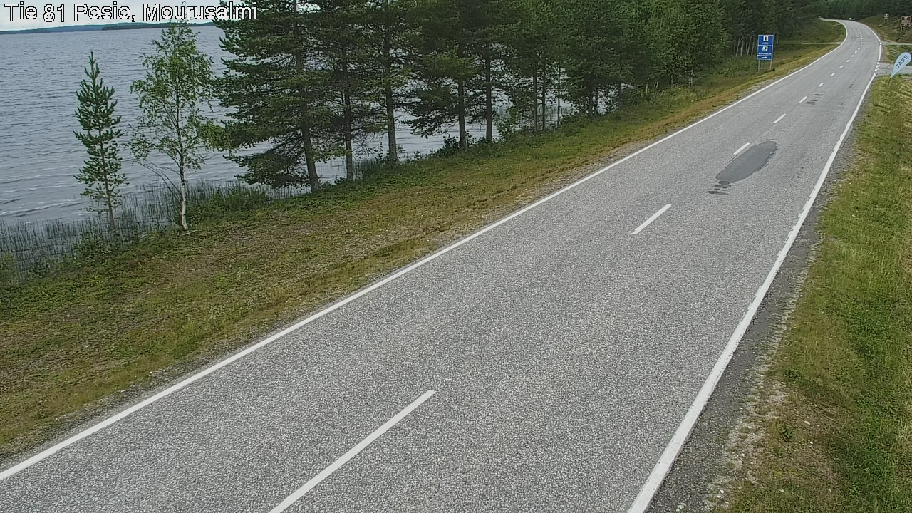 Weather Camera Image Väg 81 Posio, Mourusalmi, Posio, Lappi