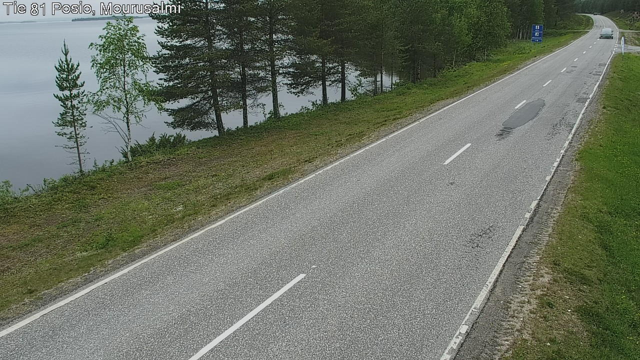 Kelikamerat Kuva Tie 81 Posio, Mourusalmi, Posio, Lappi