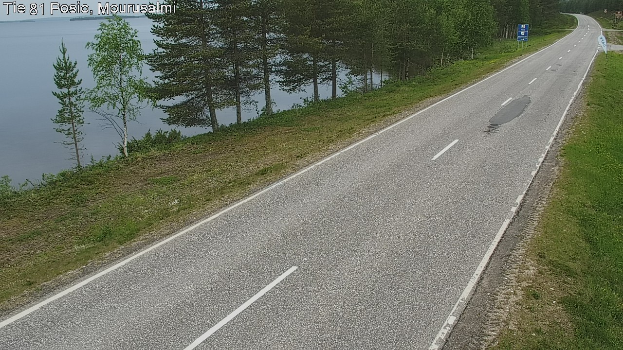 Kelikamerat Kuva Tie 81 Posio, Mourusalmi, Posio, Lappi