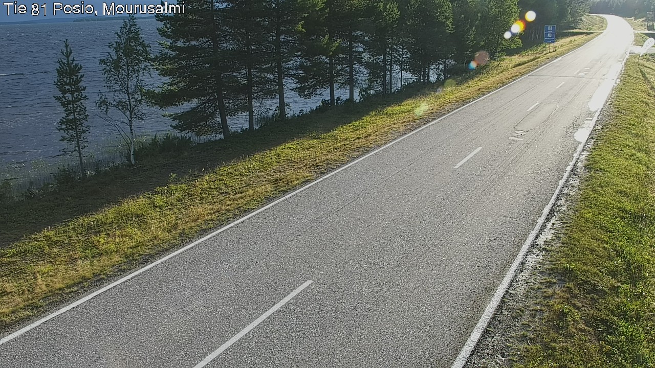 Kelikamerat Kuva Tie 81 Posio, Mourusalmi, Posio, Lappi