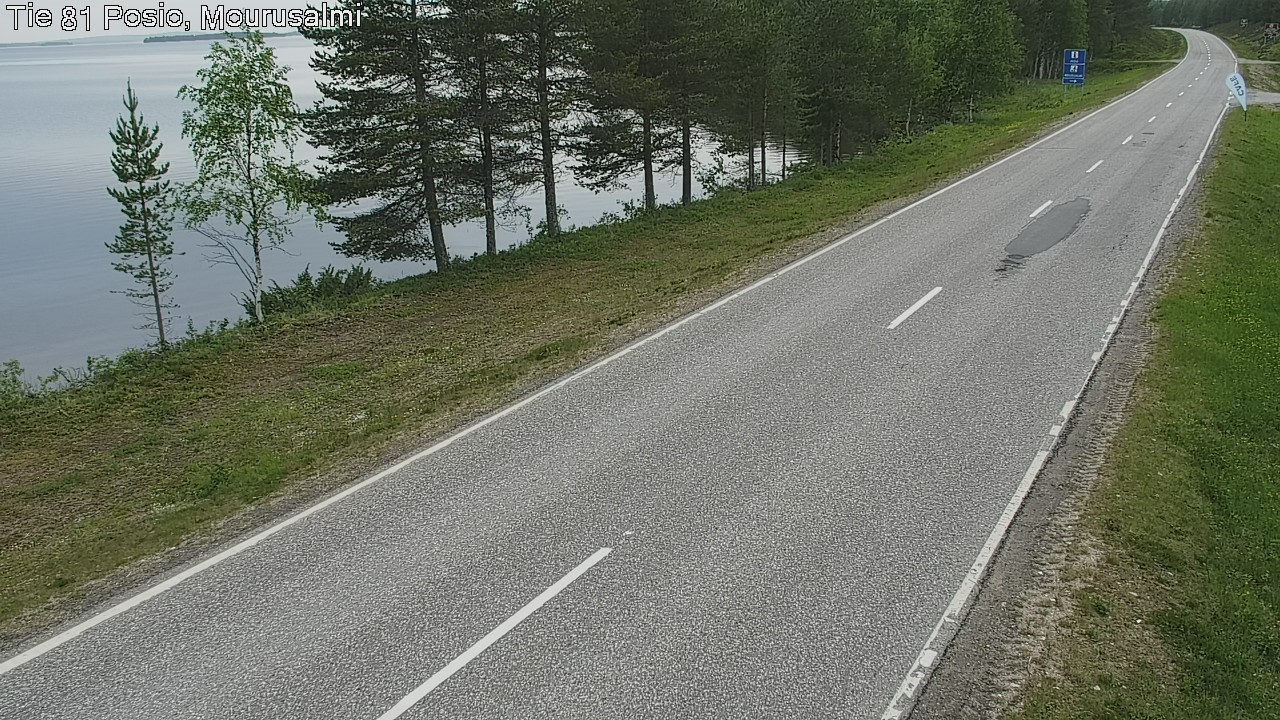 Kelikamerat Kuva Tie 81 Posio, Mourusalmi, Posio, Lappi