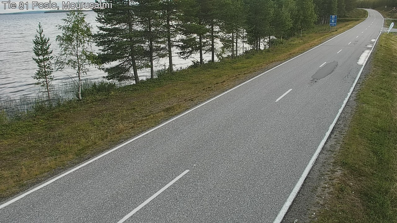 Kelikamerat Kuva Tie 81 Posio, Mourusalmi, Posio, Lappi