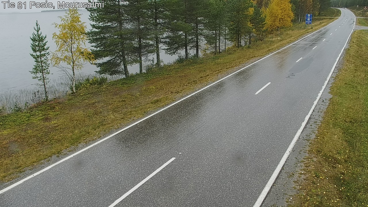 Weather Camera Image Väg 81 Posio, Mourusalmi, Posio, Lappi