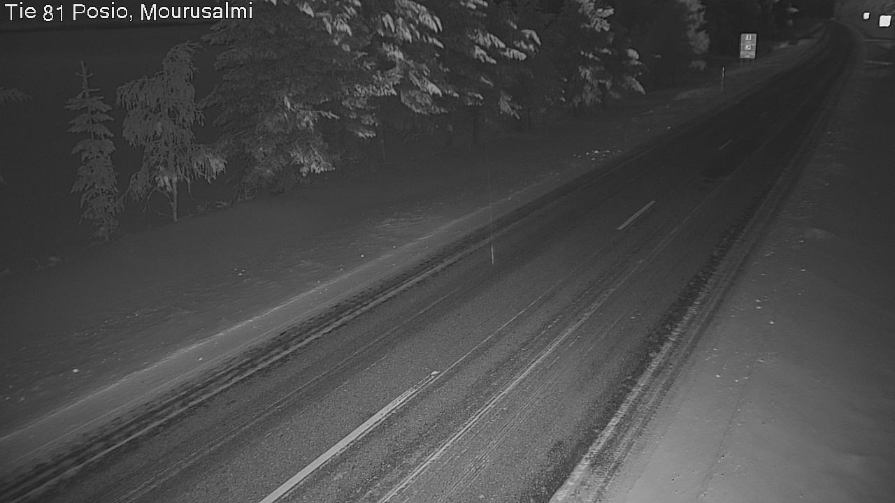 Kelikamerat Kuva Tie 81 Posio, Mourusalmi, Posio, Lappi