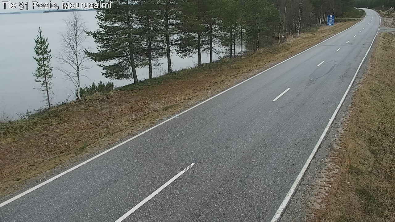 Kelikamerat Kuva Tie 81 Posio, Mourusalmi, Posio, Lappi