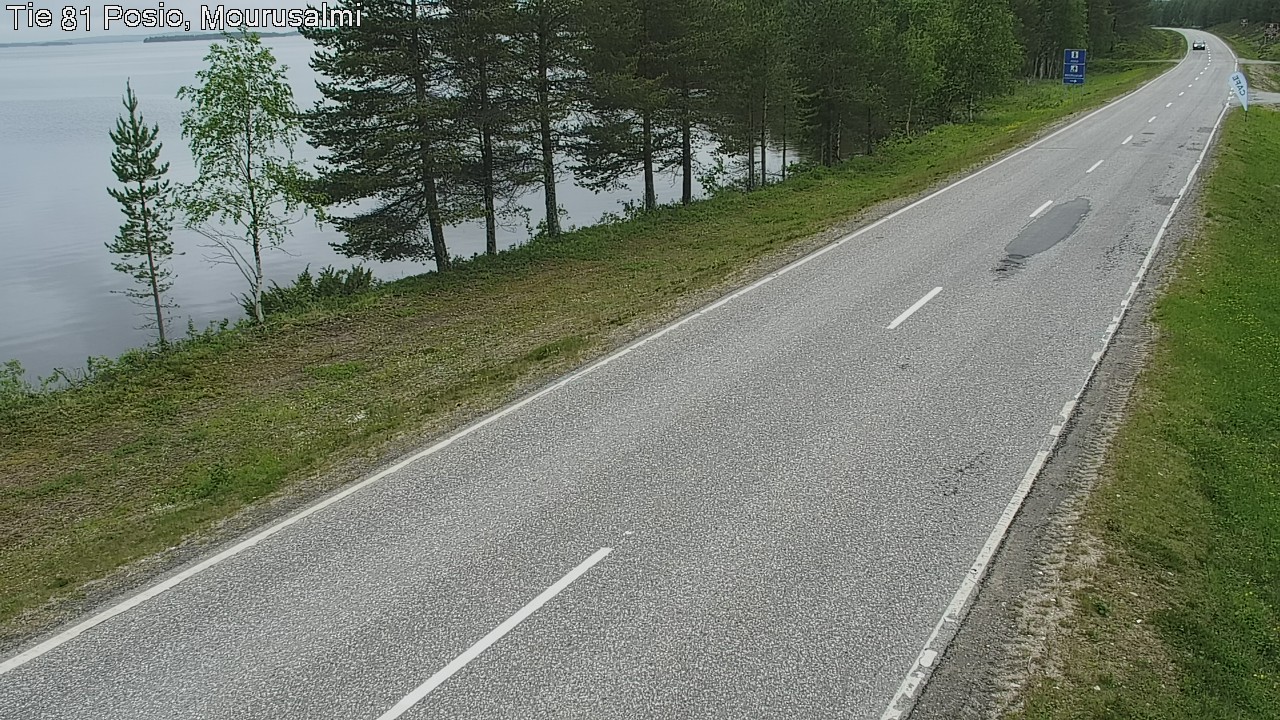 Kelikamerat Kuva Tie 81 Posio, Mourusalmi, Posio, Lappi
