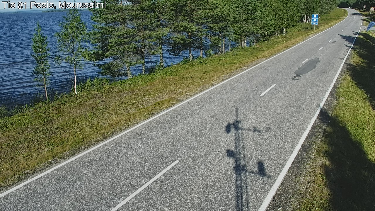 Weather Camera Image Väg 81 Posio, Mourusalmi, Posio, Lappi