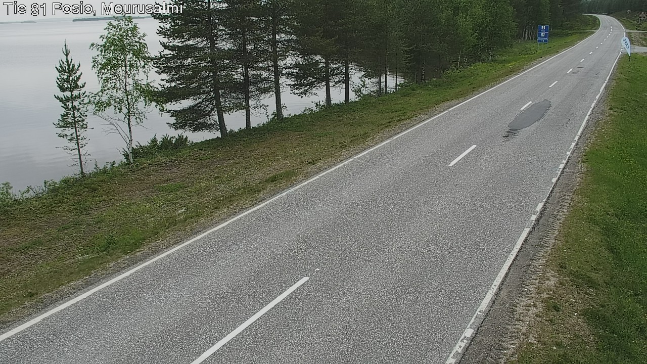 Kelikamerat Kuva Tie 81 Posio, Mourusalmi, Posio, Lappi