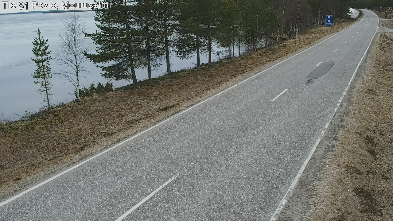Weather Camera Image Väg 81 Posio, Mourusalmi, Posio, Lappi