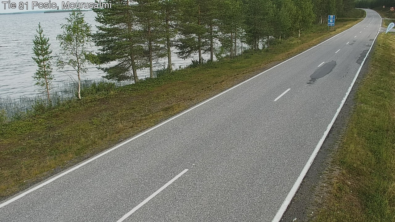 Kelikamerat Kuva Tie 81 Posio, Mourusalmi, Posio, Lappi