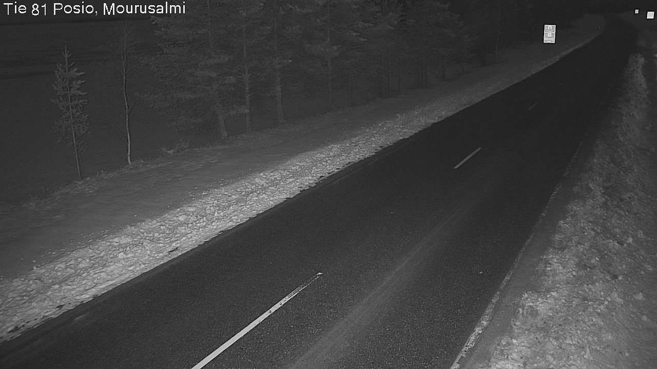 Kelikamerat Kuva Tie 81 Posio, Mourusalmi, Posio, Lappi