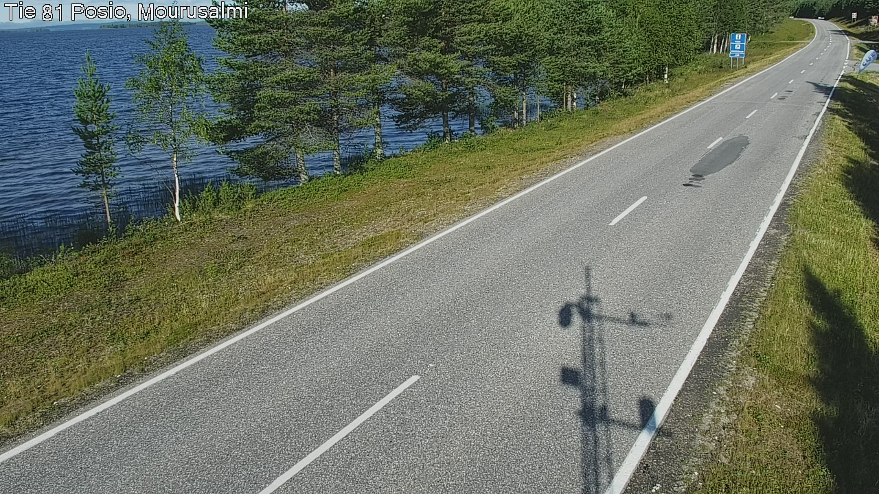 Weather Camera Image Väg 81 Posio, Mourusalmi, Posio, Lappi