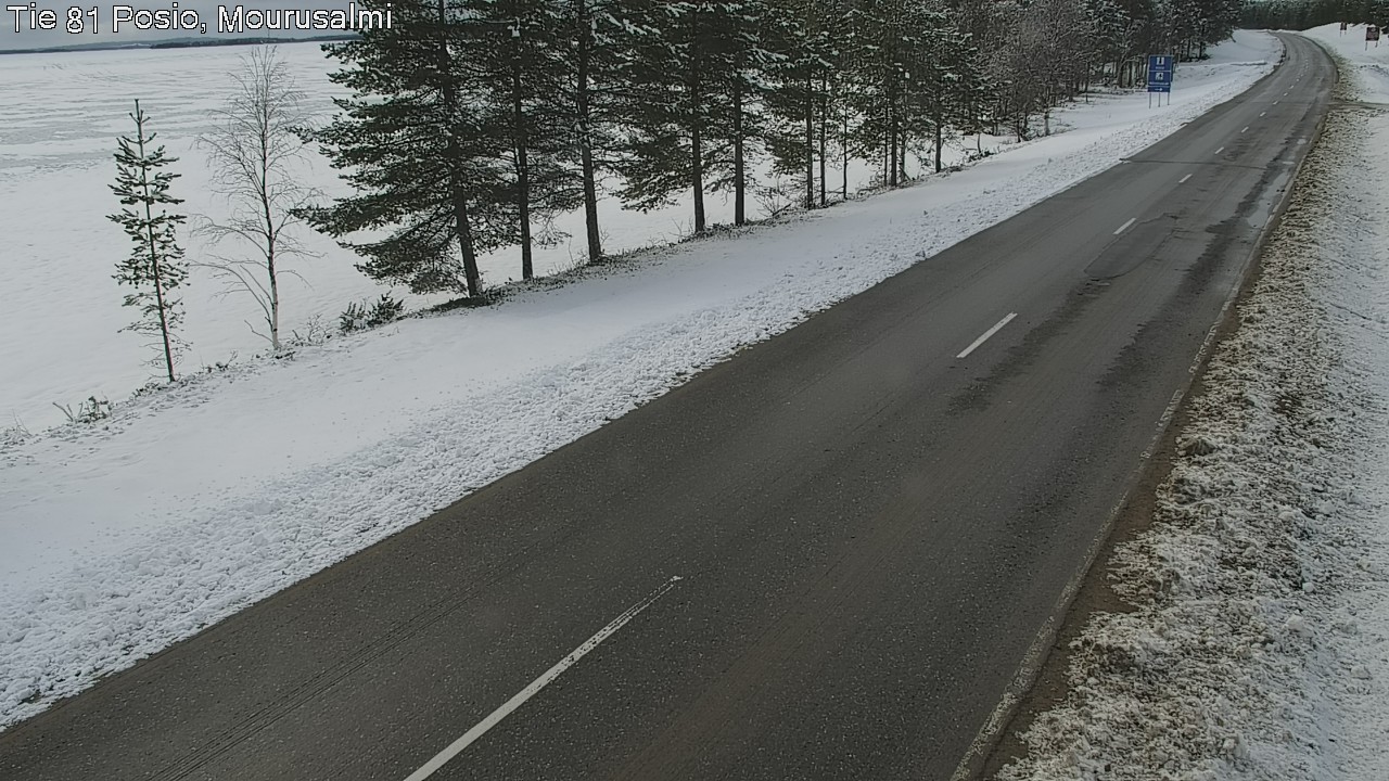 Kelikamerat Kuva Tie 81 Posio, Mourusalmi, Posio, Lappi