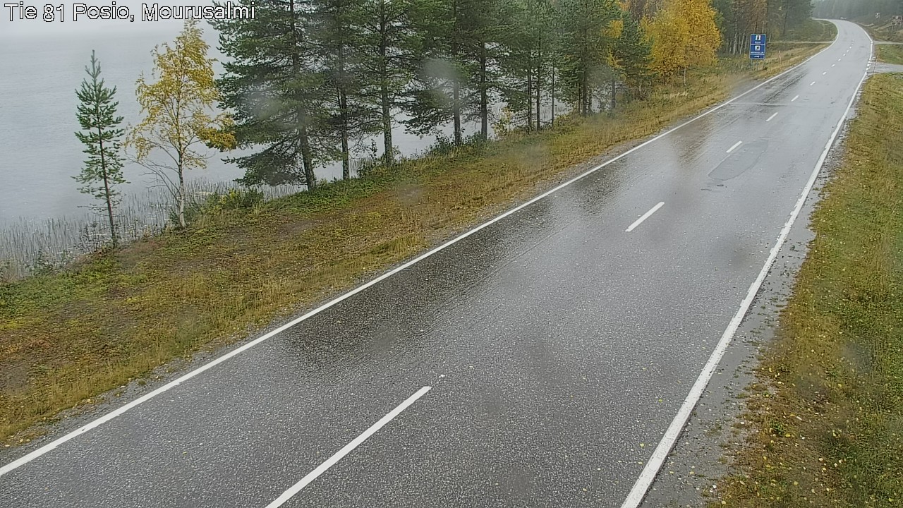 Weather Camera Image Väg 81 Posio, Mourusalmi, Posio, Lappi