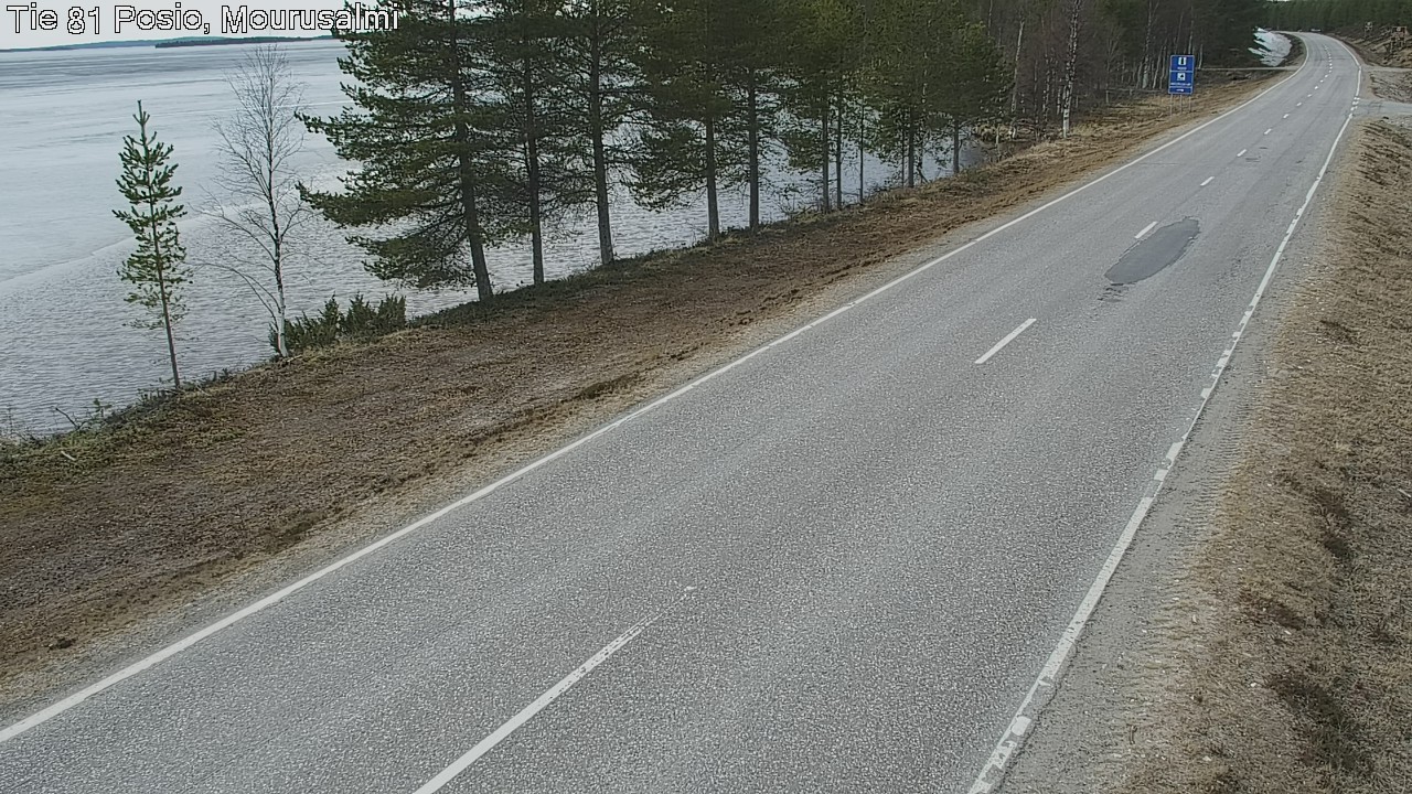 Weather Camera Image Väg 81 Posio, Mourusalmi, Posio, Lappi