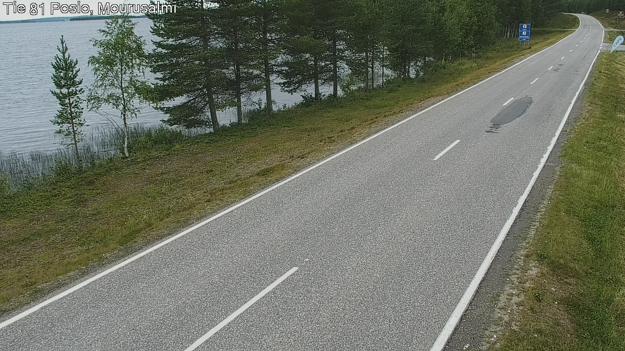 Weather Camera Image Väg 81 Posio, Mourusalmi, Posio, Lappi