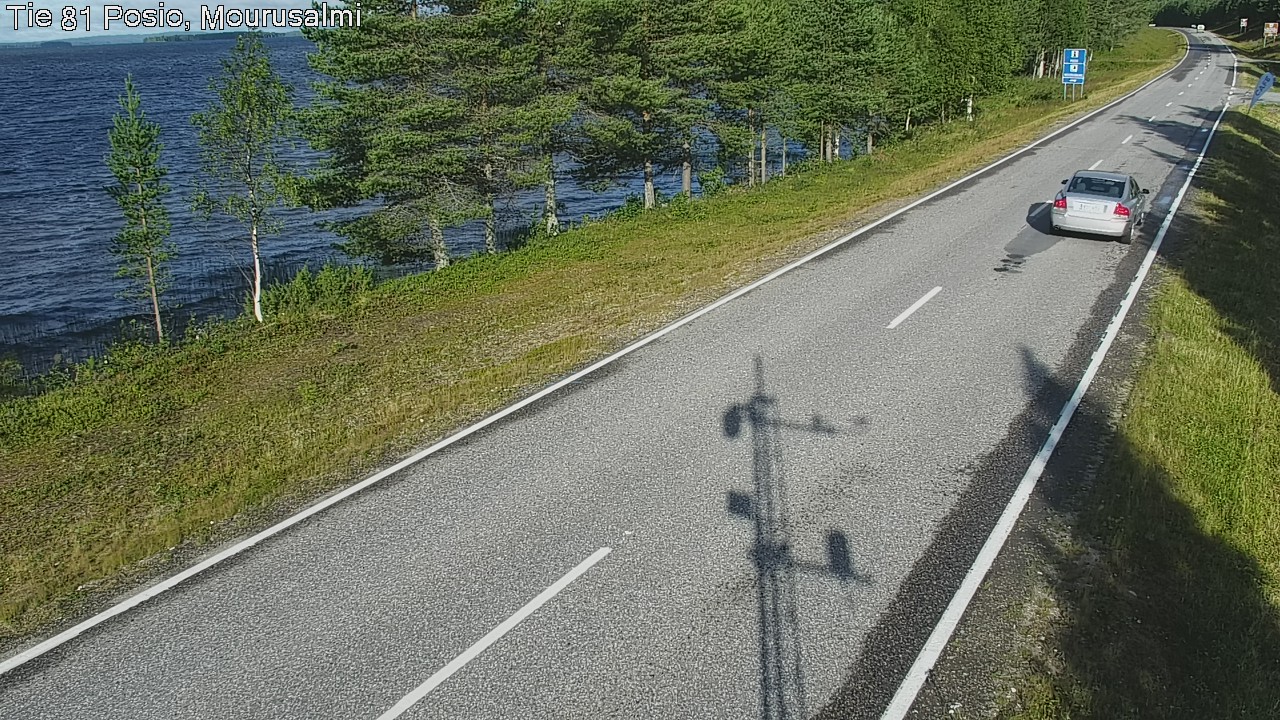 Kelikamerat Kuva Tie 81 Posio, Mourusalmi, Posio, Lappi