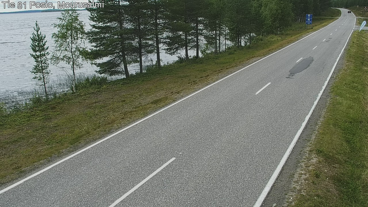 Kelikamerat Kuva Tie 81 Posio, Mourusalmi, Posio, Lappi