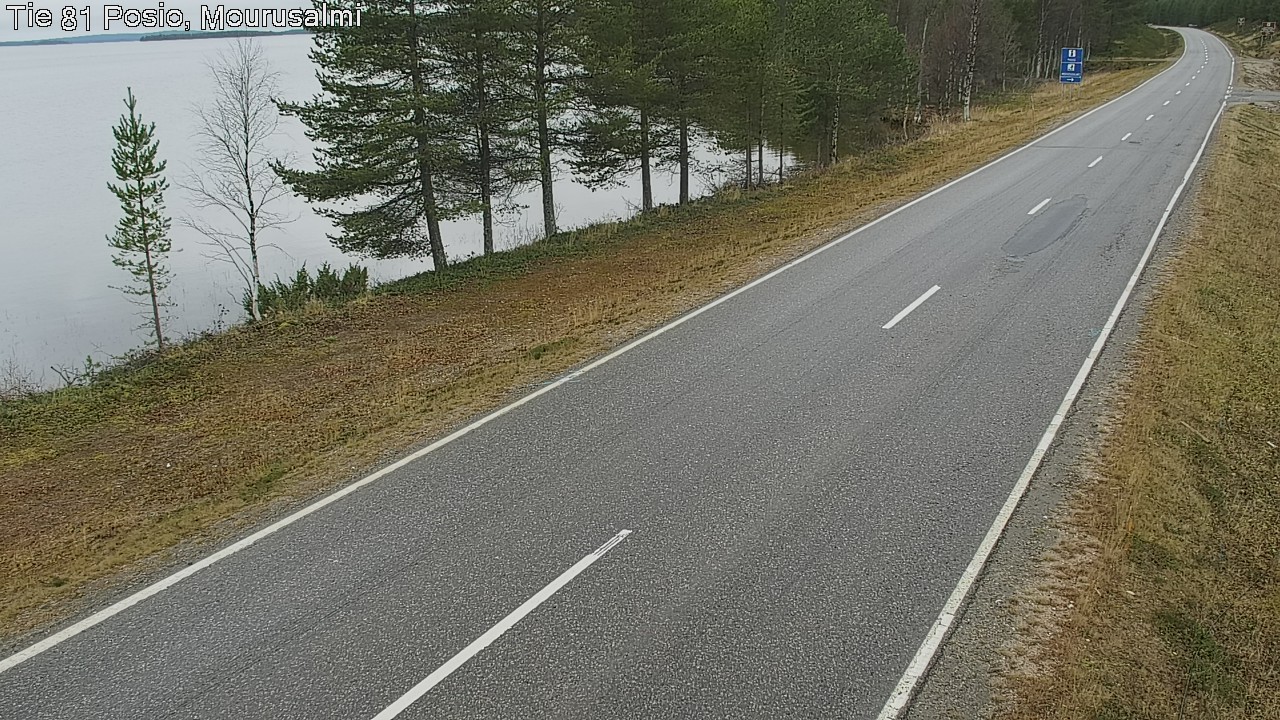 Kelikamerat Kuva Tie 81 Posio, Mourusalmi, Posio, Lappi