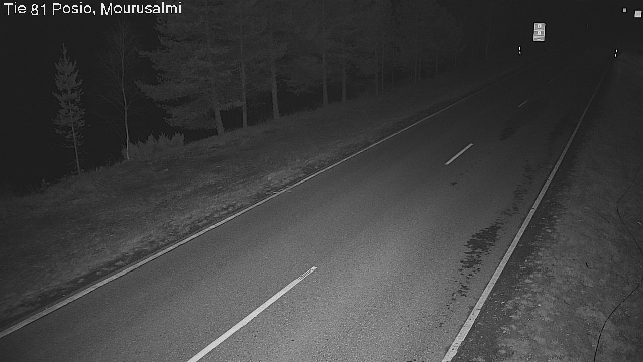 Kelikamerat Kuva Tie 81 Posio, Mourusalmi, Posio, Lappi