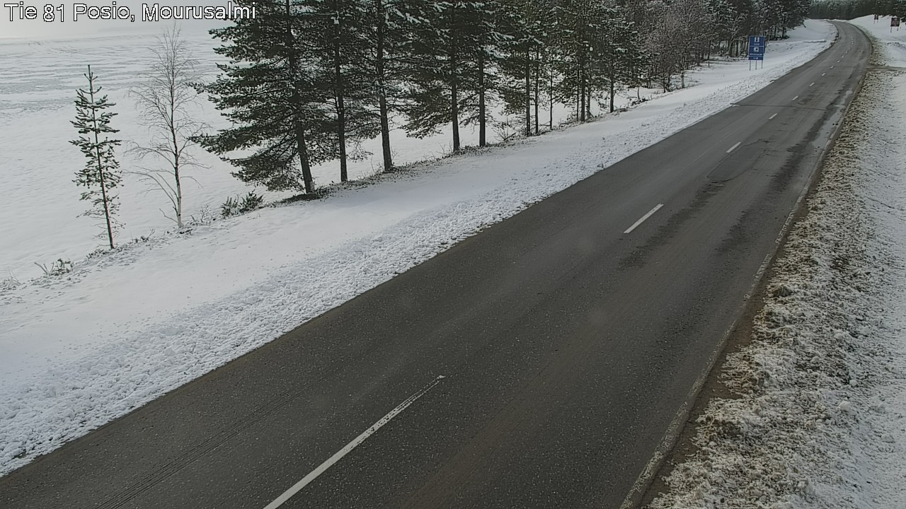 Kelikamerat Kuva Tie 81 Posio, Mourusalmi, Posio, Lappi